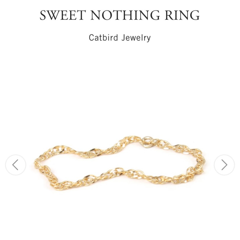 Catbird Sweet nothing ring